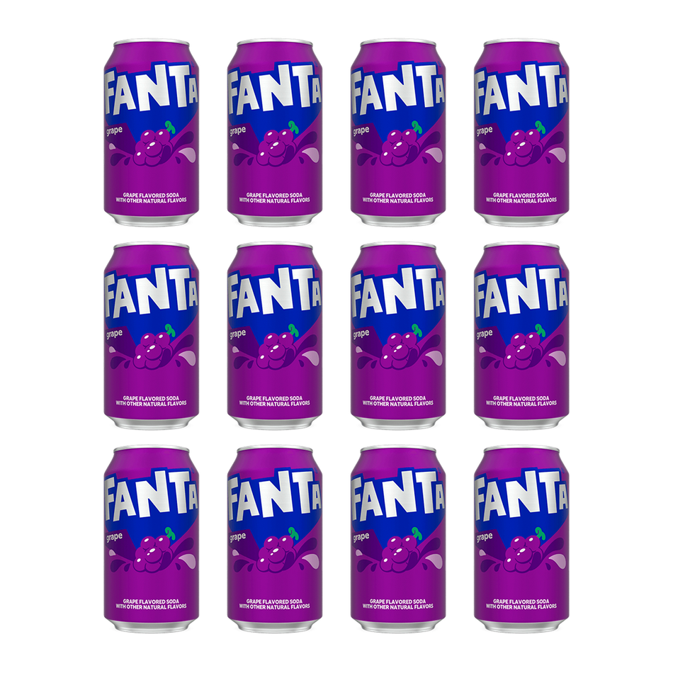 Pack 12 x Fanta Grape USA (Validade: 13-01-25)