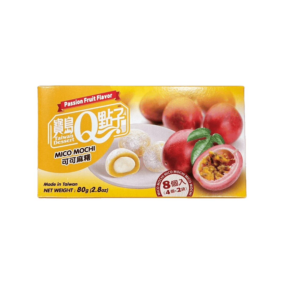 Q Brand Mochi (Passion Fruit)