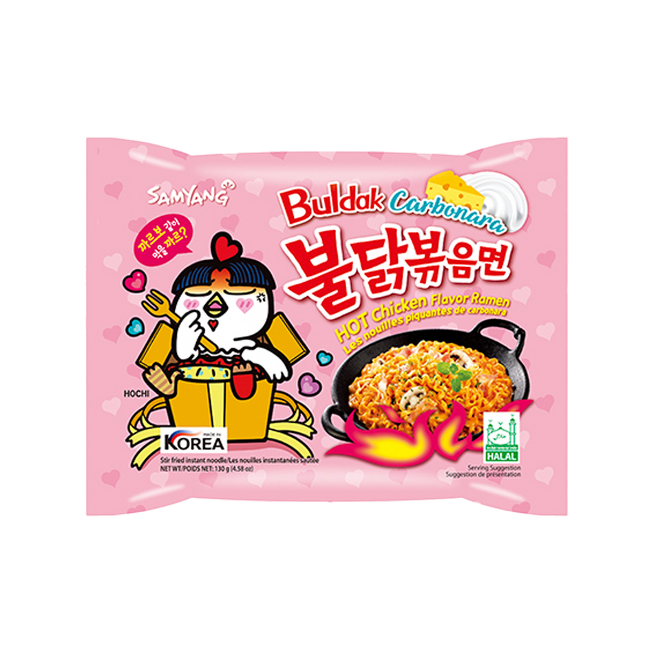 Samyang Buldak Carbonara Chicken Flavor Spicy (Ramen)