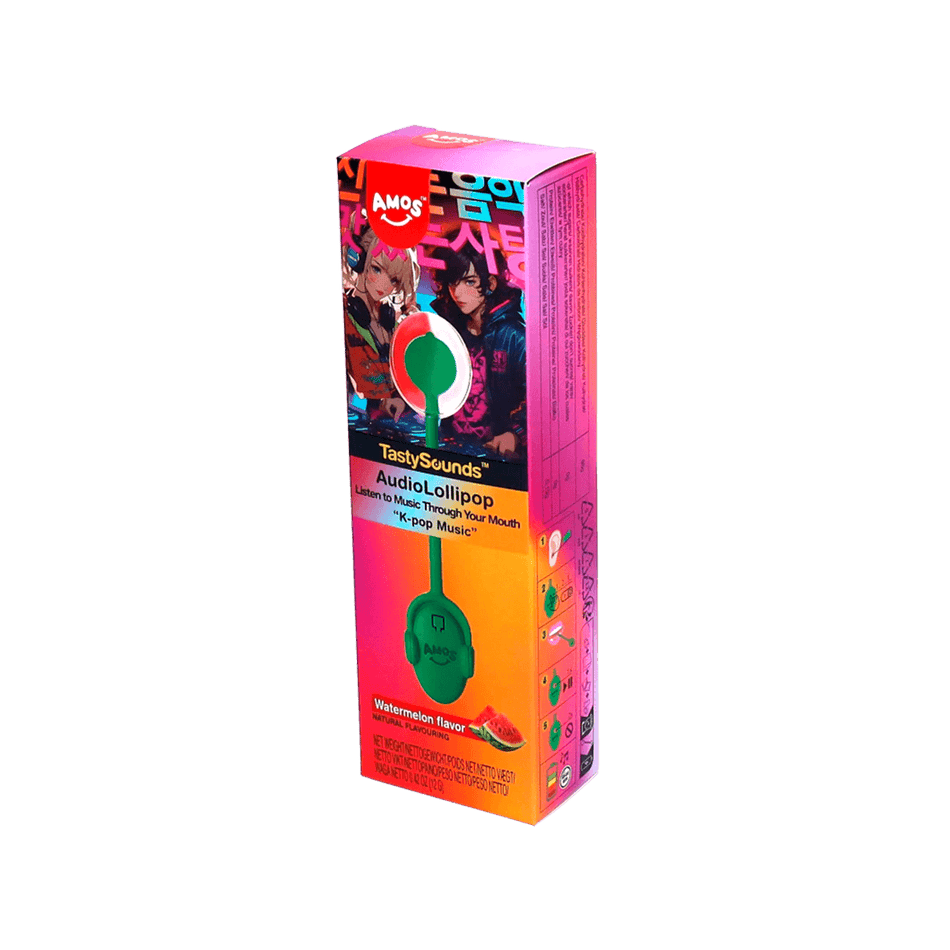 TastySounds Lollipop Watermelon Flavor with Music - K-Pop