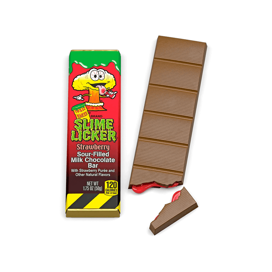 Toxic Waste Slime Licker Chocolate Bar Strawberry