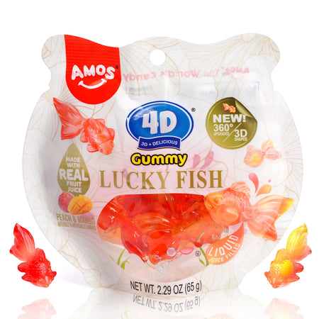 Amos 4D Gummy Lucky Fish 112g - FragFuel