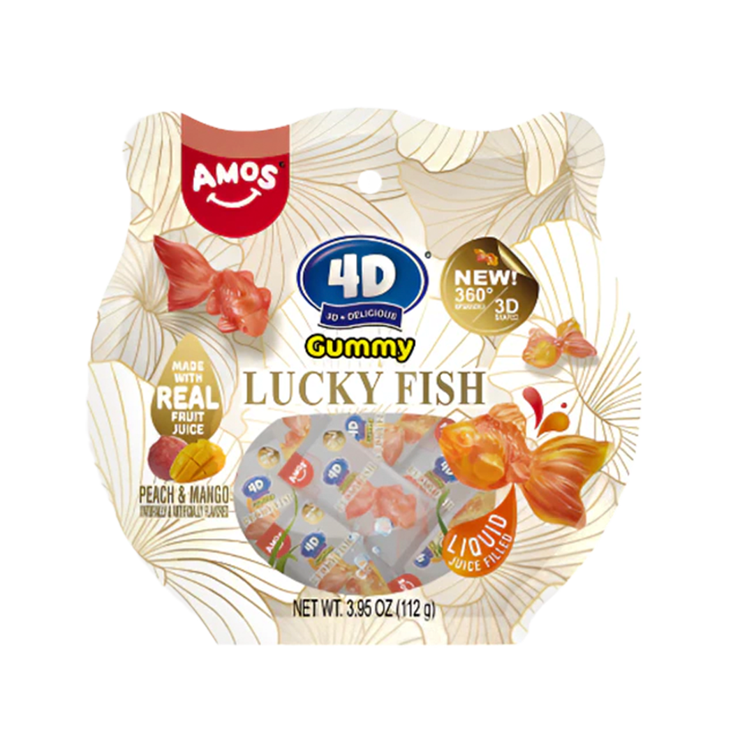 Amos 4D Gummy Lucky Fish 112g - FragFuel