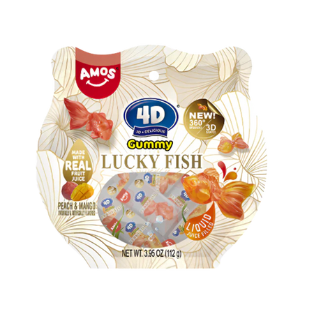 Amos 4D Gummy Lucky Fish 112g - FragFuel