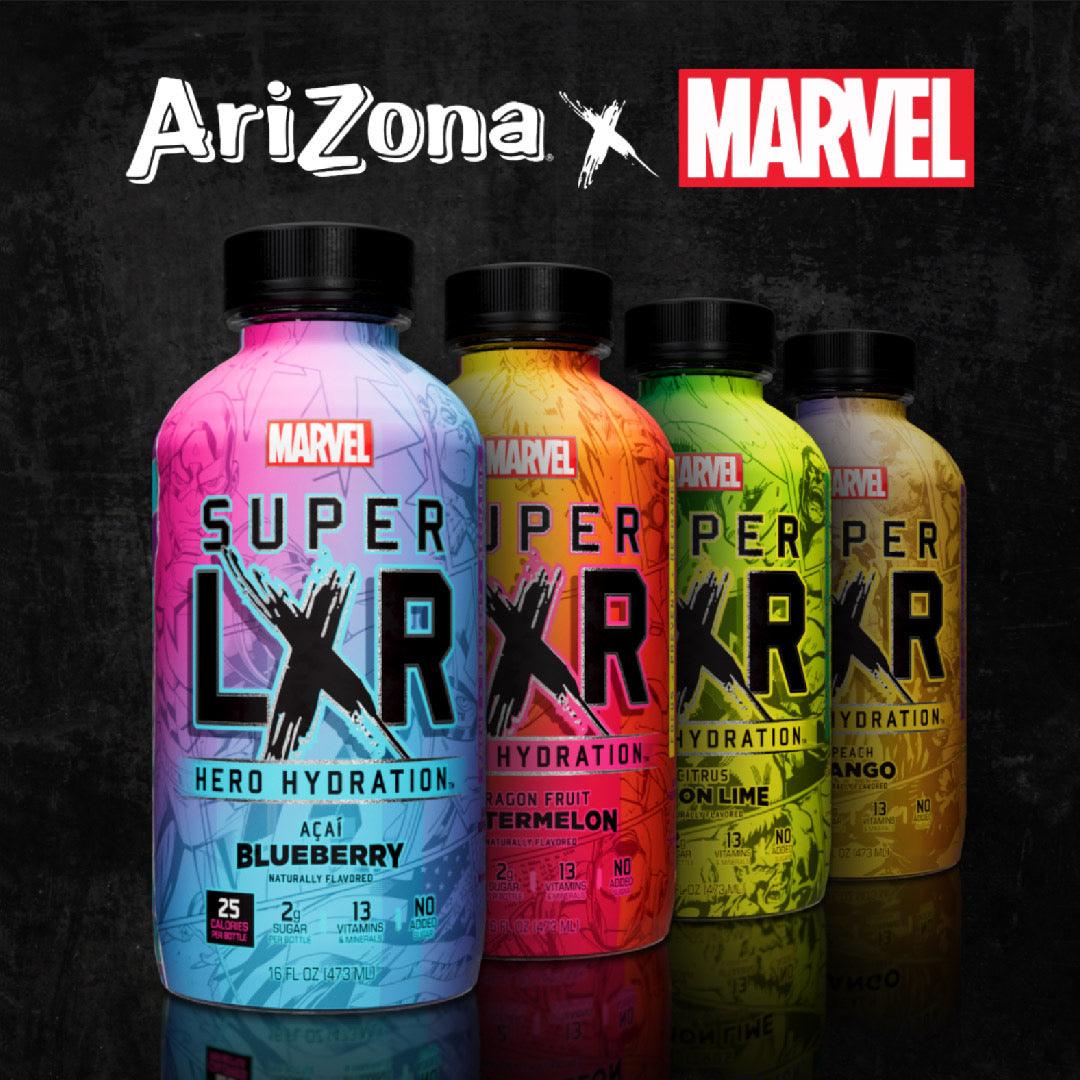 Arizona Marvel Super LXR Hero Hydration (Lemon Lime) - FragFuel