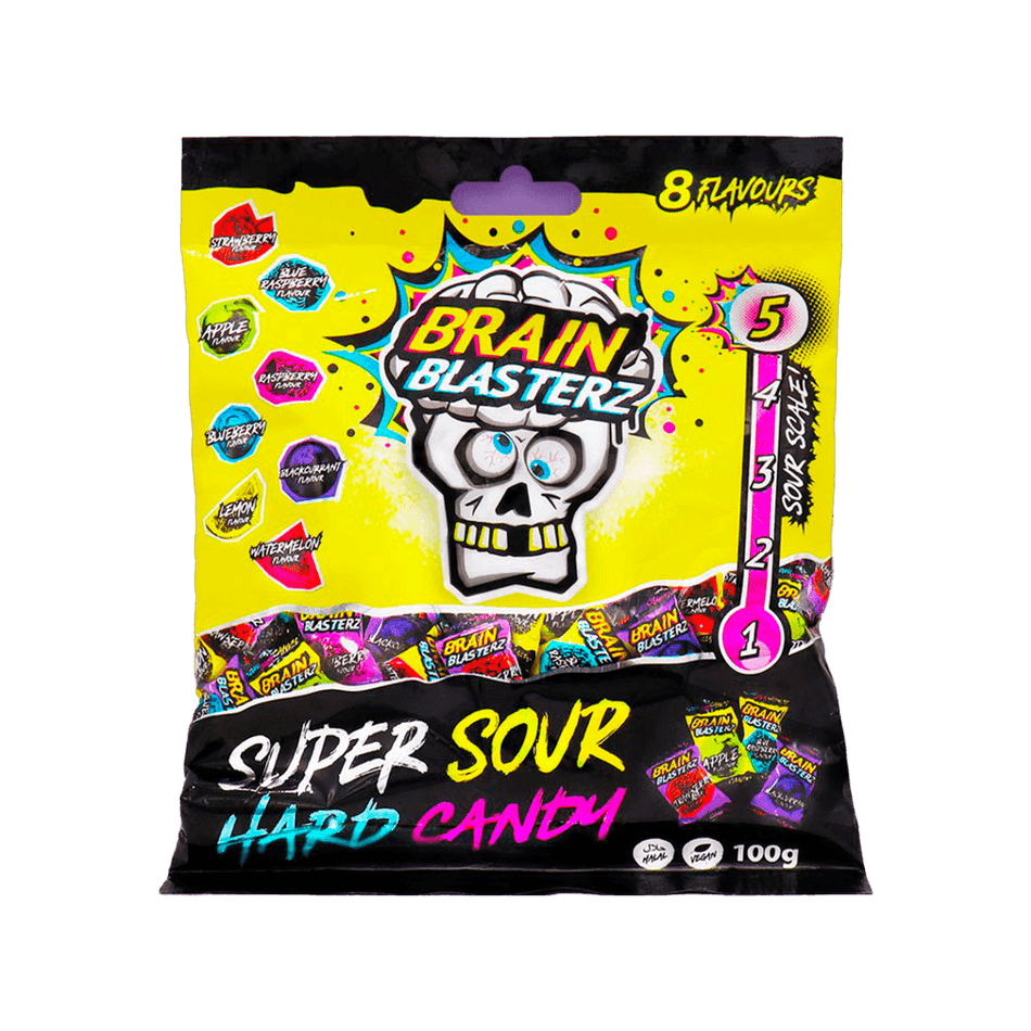 Brain Blasterz Hard Candy Super Sour - FragFuel