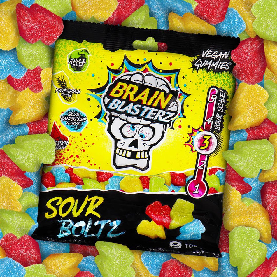 Brain Blasterz Sour Boltz (Gummy) - FragFuel