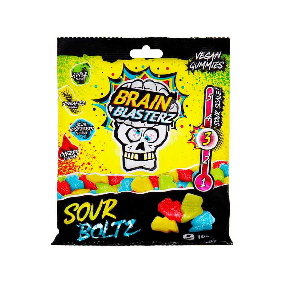 Brain Blasterz Sour Boltz (Gummy) - FragFuel
