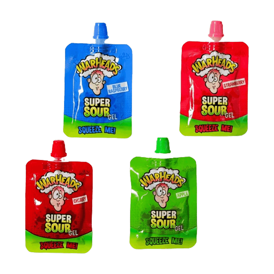 Warheads Super Sour Squeeze Me Gel (1 unid. Sortido)