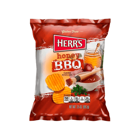 Herr's Honey BBQ Flavored Potato Chips - FragFuel