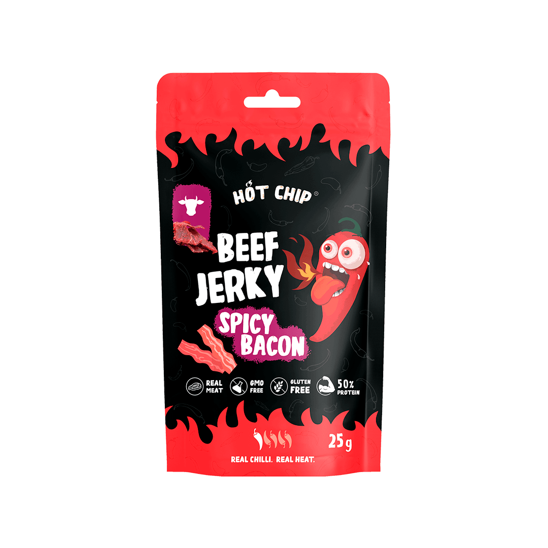 Hot Chip Jerky Chilli Bacon - FragFuel
