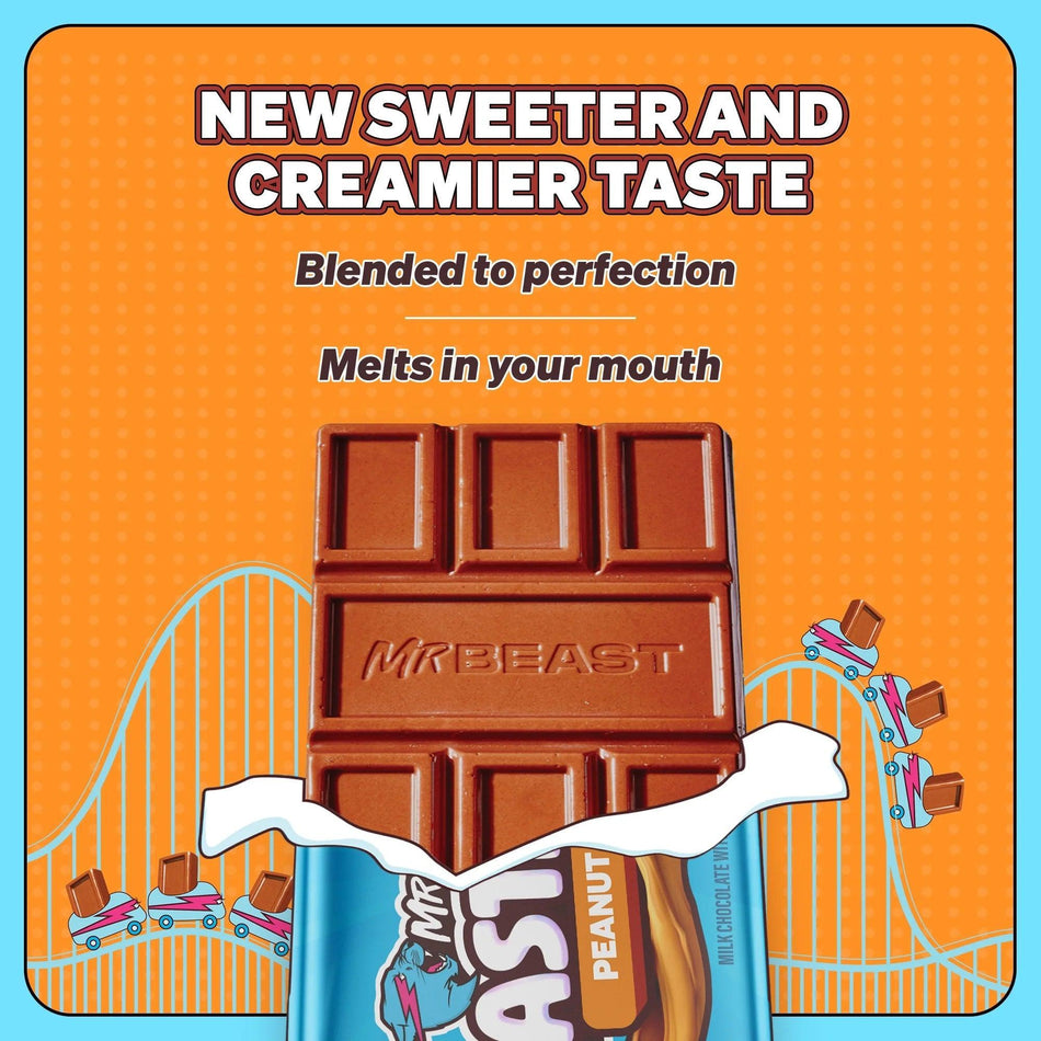 Mr. Beast Feastables Milk Chocolate Bar Peanut Butter (NEW) - FragFuel