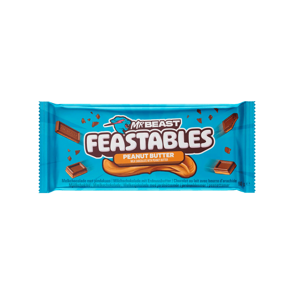 Mr. Beast Feastables Milk Chocolate Bar Peanut Butter (NEW) - FragFuel