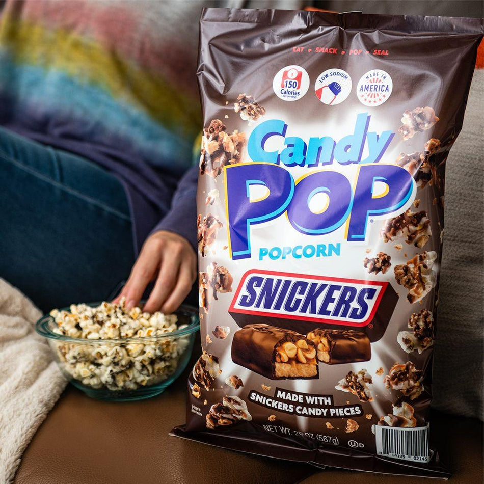 Candy Pop Popcorn Snickers