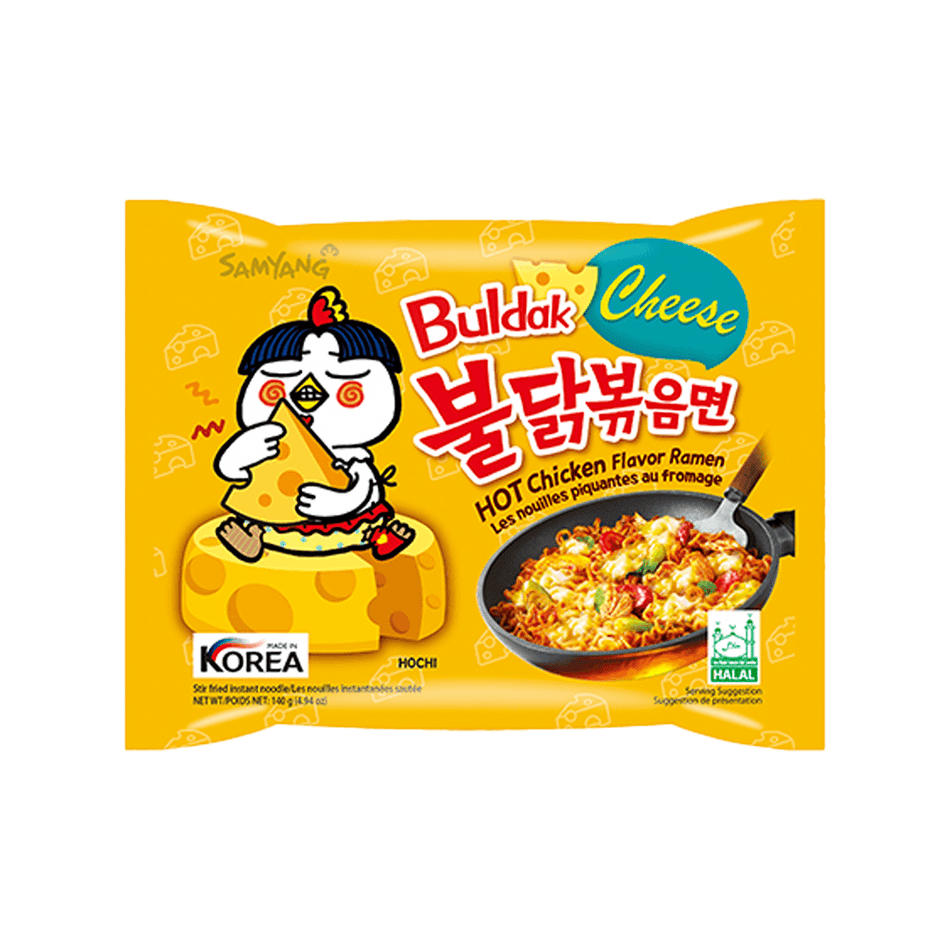 Samyang Buldak Cheese Chicken Flavor Spicy Noodles - FragFuel