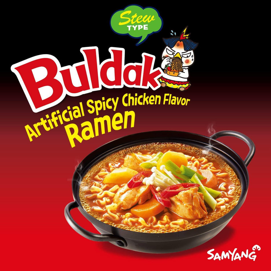 Samyang Buldak Stew Chicken Flavor Spicy Noodles - FragFuel