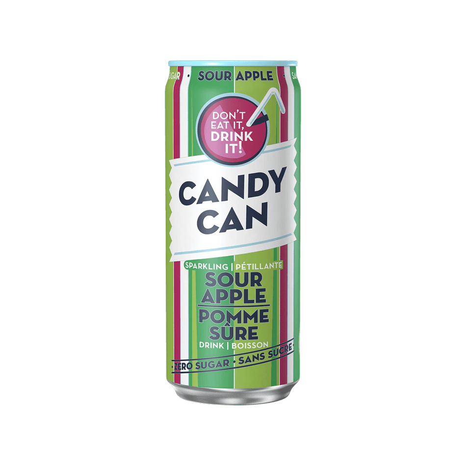 Candy Can Sparkling Sour Apple (Validade: 31-10-24)