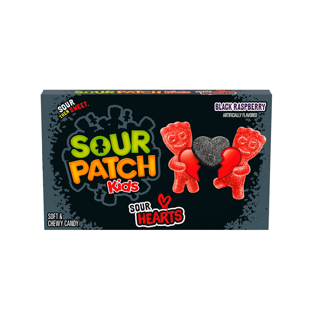 Sour Patch Kids Black Raspberry Sour Hearts - FragFuel