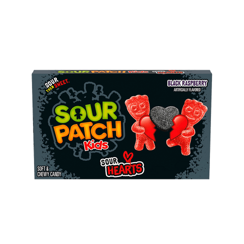 Sour Patch Kids Black Raspberry Sour Hearts - FragFuel