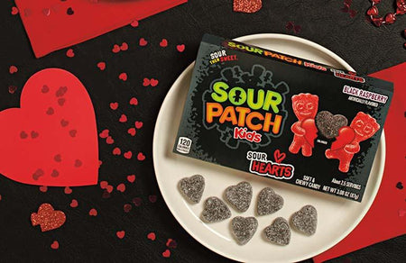 Sour Patch Kids Black Raspberry Sour Hearts - FragFuel