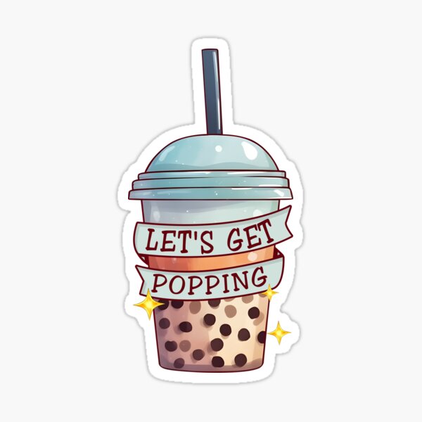 Boba Cat Popping Boba Bubble Tea (Cantaloupe Pear)