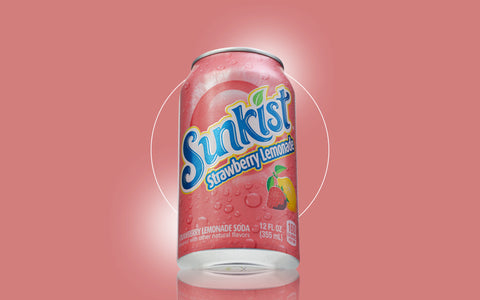 Limonada de fresa Sunkist