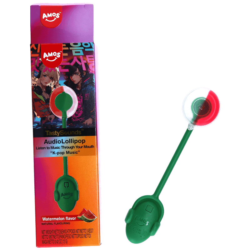 TastySounds Lollipop Watermelon Flavor with Music - K-Pop - FragFuel