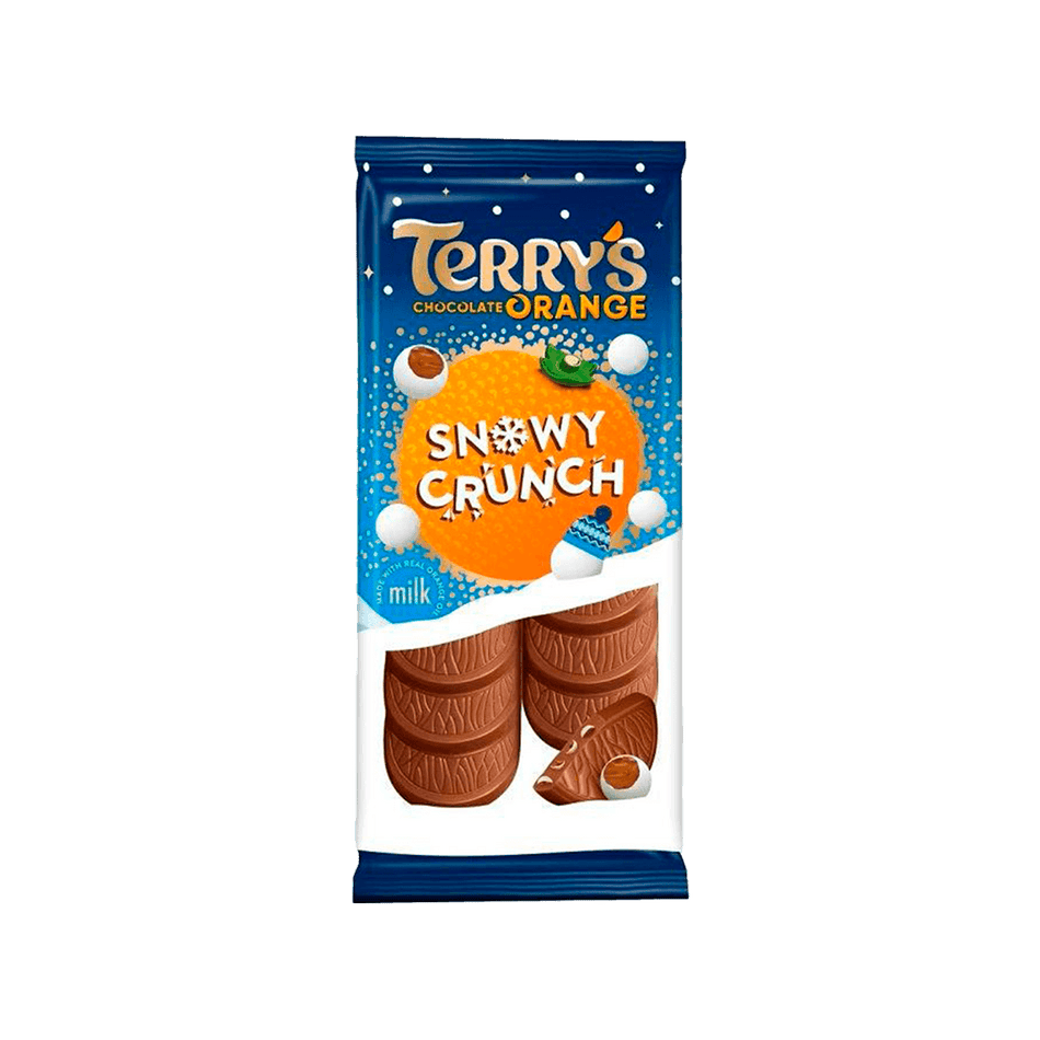 Terrys Chocolate Orange Snowy Crunch Tablet - FragFuel