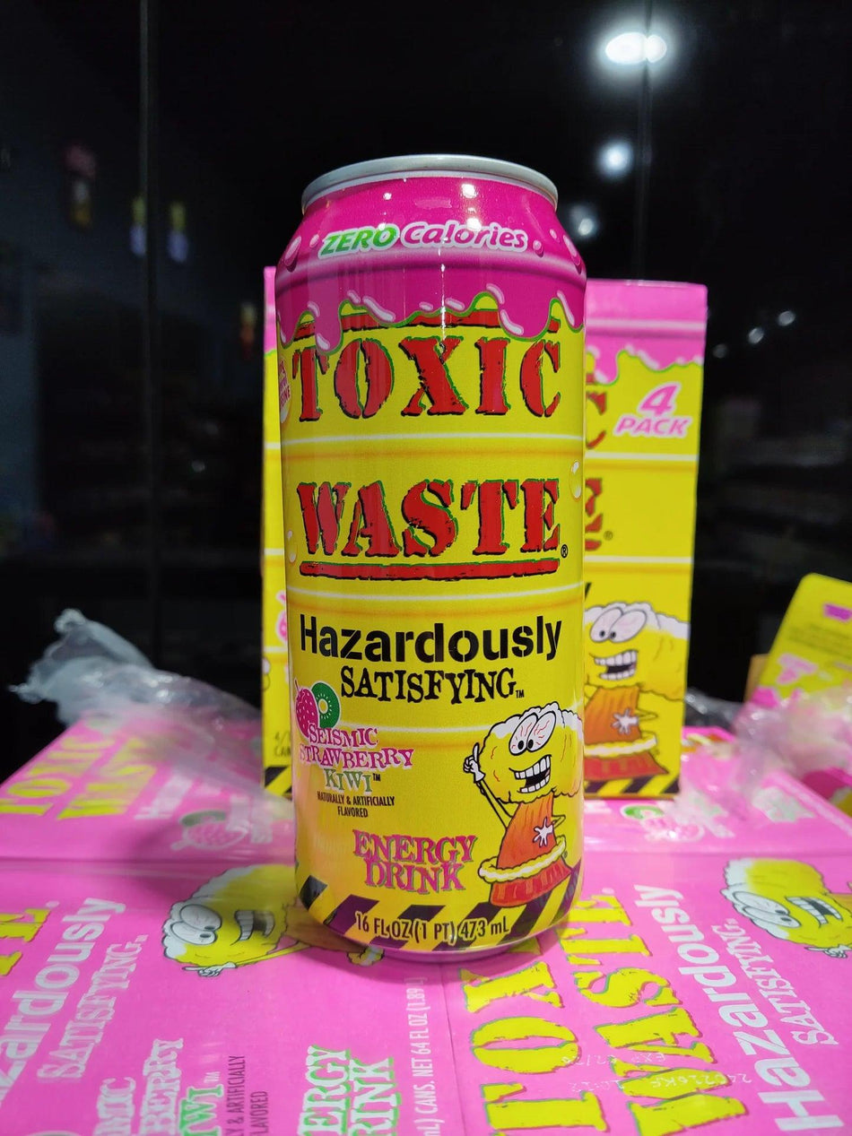 Toxic Waste Energy Drink Seismic Strawberry Kiwi - FragFuel