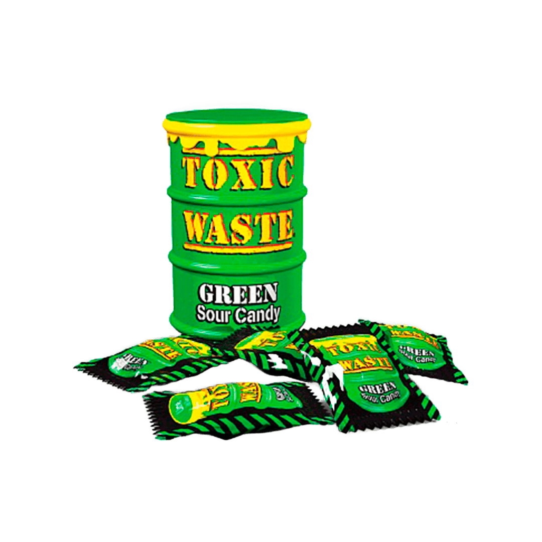 Toxic Waste Green Sour Candy Drum - FragFuel