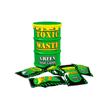 Toxic Waste Green Sour Candy Drum - FragFuel