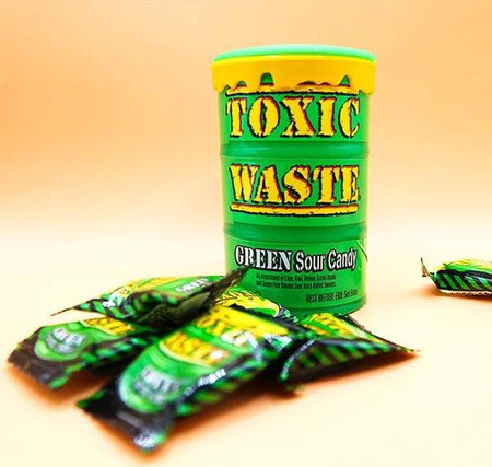 Toxic Waste Green Sour Candy Drum - FragFuel