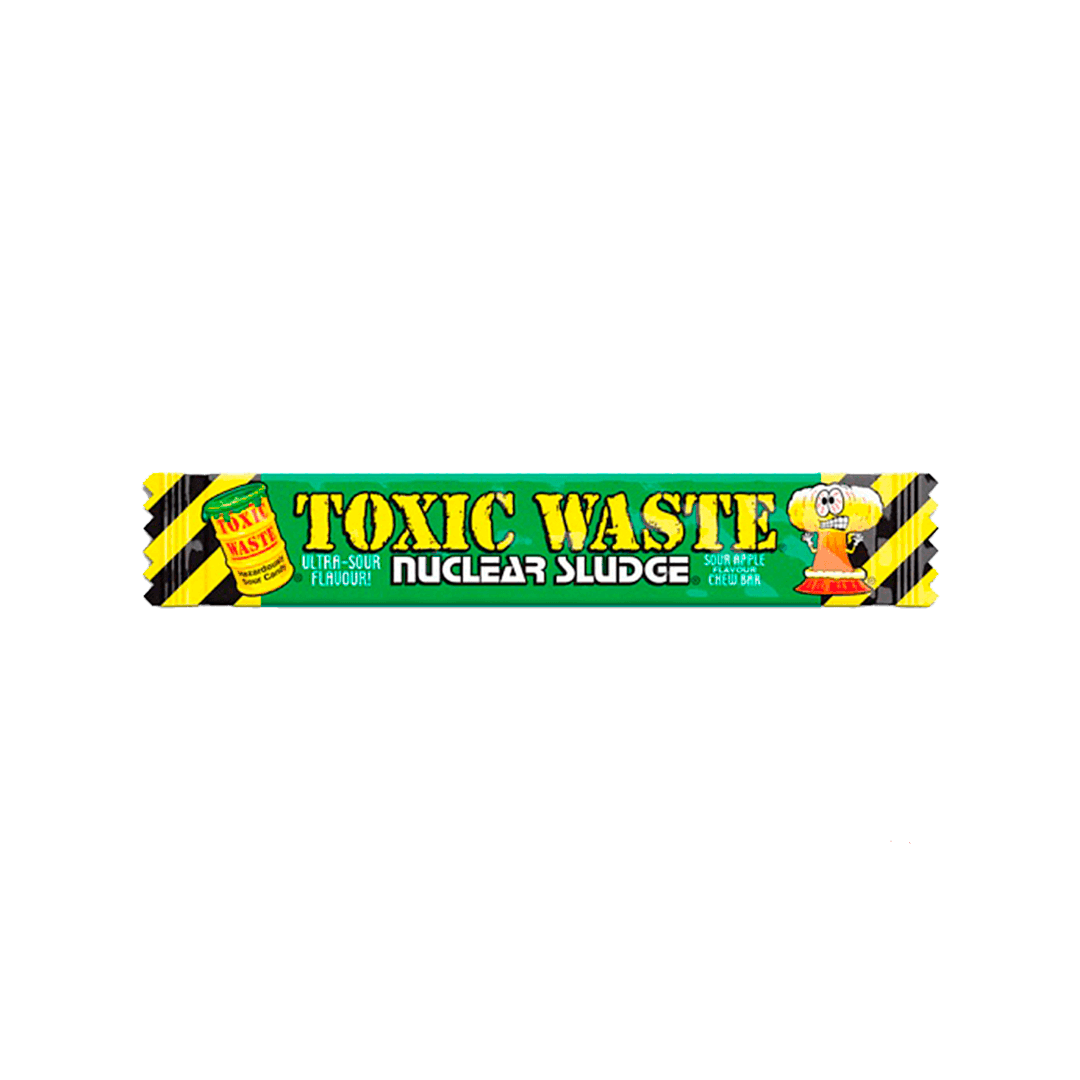 Toxic Waste Nuclear Sludge Chew Bar Sour Apple - FragFuel