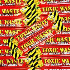 Toxic Waste Nuclear Sludge Chew Bar Sour Cherry - FragFuel