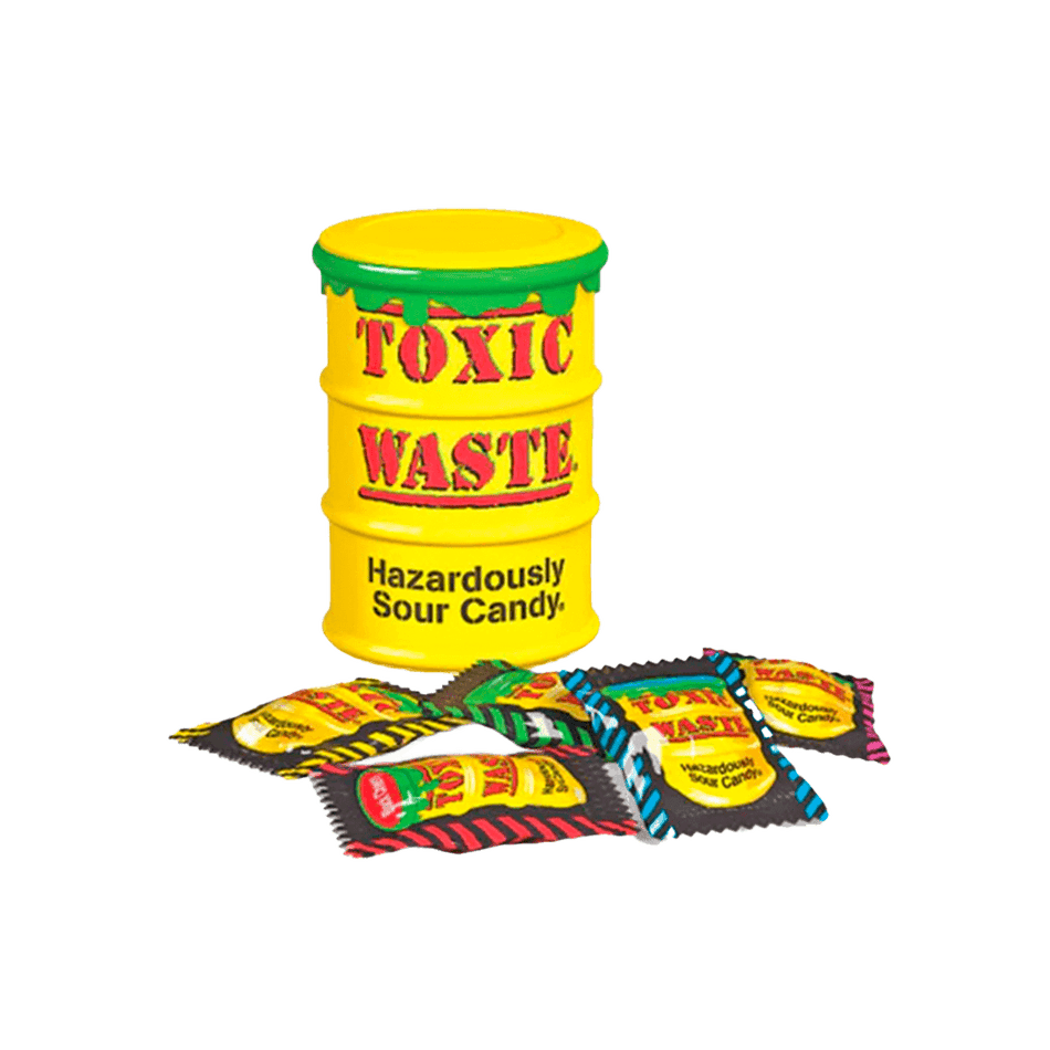 Toxic Waste Yellow Sour Candy Drum - FragFuel