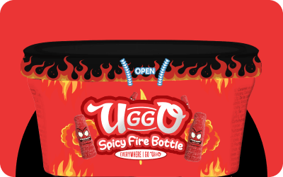 Uggo Spicy Fire Bottle Candy (Gomas Picantes) - FragFuel