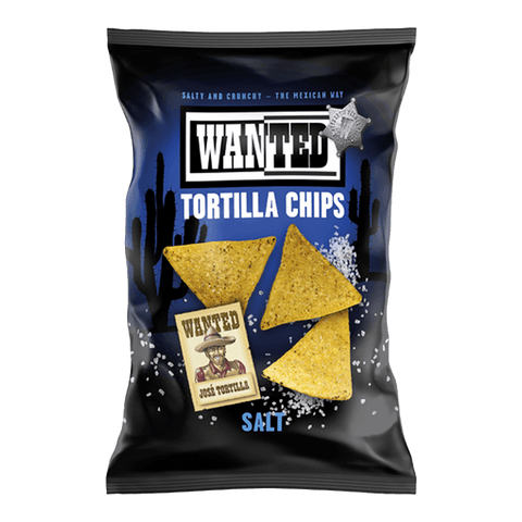 WanTed Tortilla Chips Natural BIG BAG 450g - FragFuel