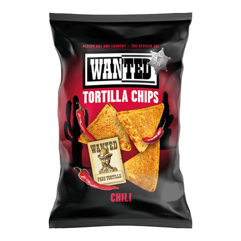 WanTed Tortilla Chips Texas Chilli BIG BAG 450g - FragFuel