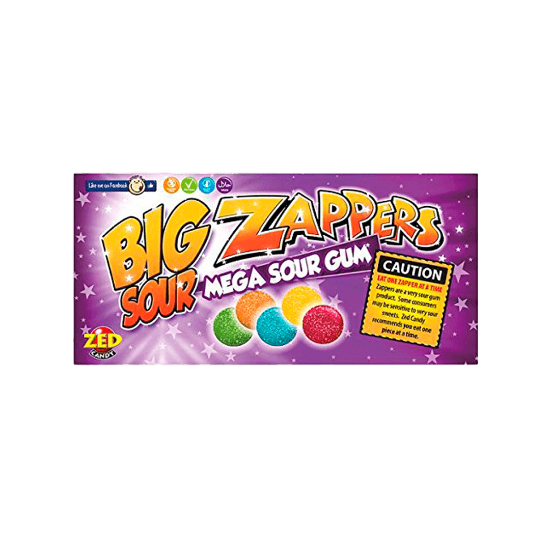 ZED Candy Zappers Original Mega Sour Gum - FragFuel